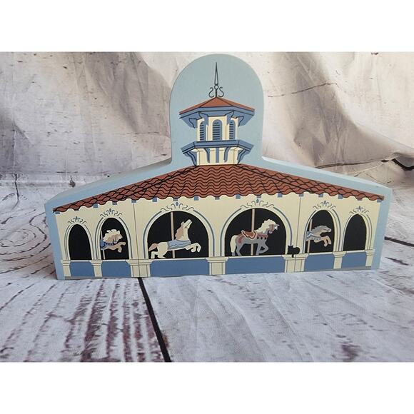 Cat’s Meow Flying Horses Carousal, San Diego California 1997 Wood Collectable - Picture 1 of 6